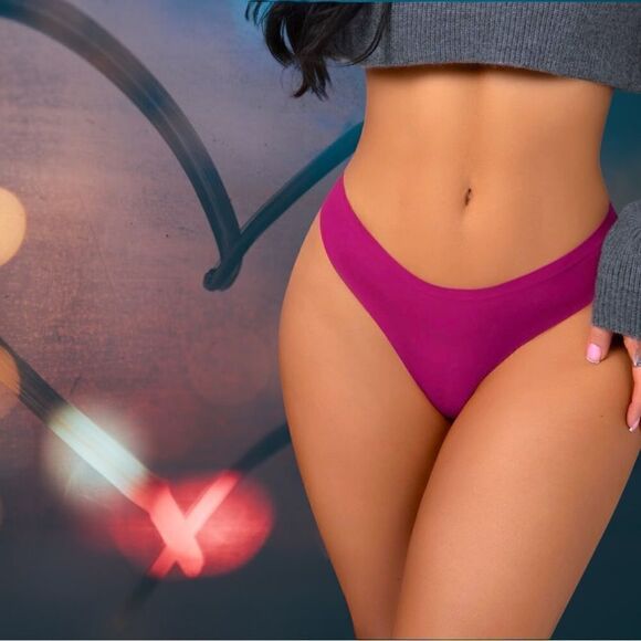 Super Soft & Pretty l Fuscia  Bow Back Panty l M & XL - Picture 6 of 6